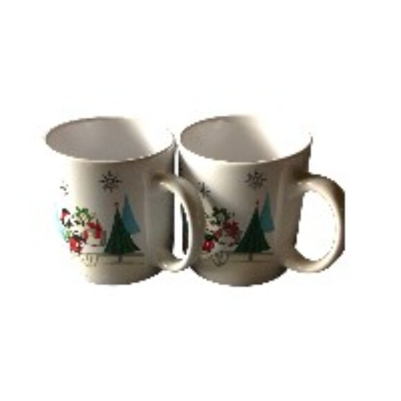 Set of 2 Disney Christmas Mugs Zrike Brands - Picture 1 of 7